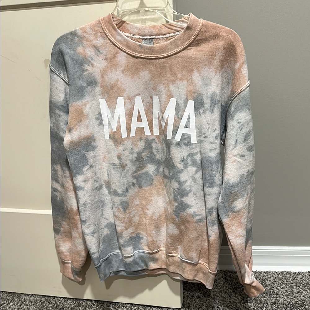 Tie-Dye 'MAMA' Sweatshirt